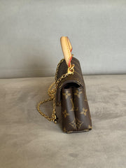 Louis Vuitton Monogram Nano Madeleine Top Handle Bag with Chain Strap