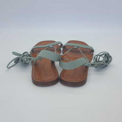 Turquoise Intreciatto Sandals