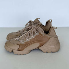 Christian Dior Beige D Connect Sneakers - Size 38½