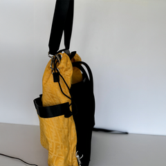 Yellow Zucca Shoulder Bag And Backpack