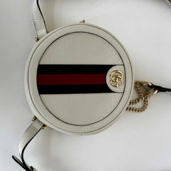 Gucci White Mini Ophidia Backpack