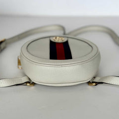 Gucci White Mini Ophidia Backpack