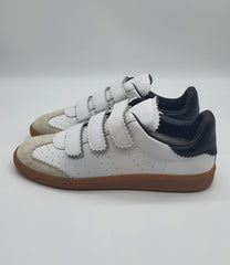 White Beth Leather Sneakers