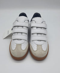 White Beth Leather Sneakers