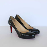 Beige & Black New Simple Pumps