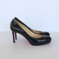 Beige & Black New Simple Pumps