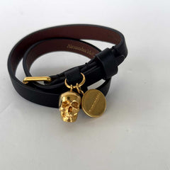 Skull Double Wrap Bracelet