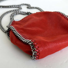 Red Mini Falabella Shoulder Bag