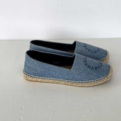 Denim Logo Espadrilles