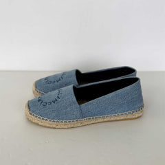 Denim Logo Espadrilles
