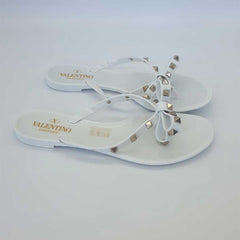 Rockstud Jelly Thong Slides