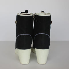 Black Platform Sneakers