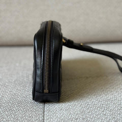 Gucci GG Marmont Matelassé Leather Wristlet Pouch