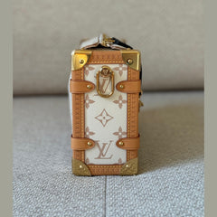 Louis Vuitton Side Trunk MM in Monogram Dune Canvas Shoulder Bag
