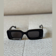 Loewe Black Rectangular Sunglasses
