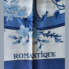 Hermès Vintage “Romantique” Silk Scarf 90