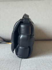 Bottega Veneta Black Padded Cassette Crossbody