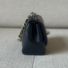 Chanel Black Quilted Mini Classic Flap Bag