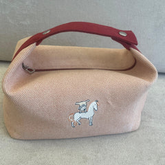 Hermès Red Cabriole Bride a Brac GM