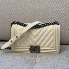 Chanel Chevron Medium Boy