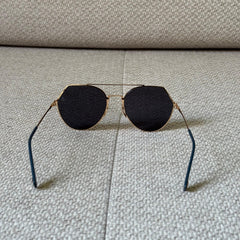 Fendi Blue Eyeline Pilot Sunglasses