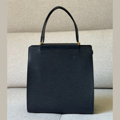 Louis Vuitton Black Epi Leather Figari Bag
