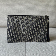 Christian Dior Oblique A4 Zipped Pouch
