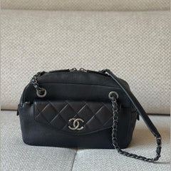 Chanel Black Caviar Quilted Coco Break Camera Bag – 2-in-1