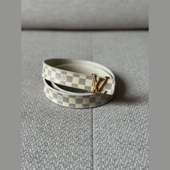 Louis Vuitton Damier Azur Canvas Belt - Size 80