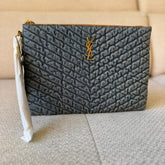 Saint Laurent New Jolie Denim Clutch
