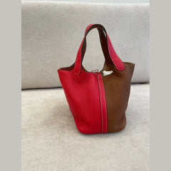 Hermès Bicolor Picotin 18 with PHW and Entrupy Certificate