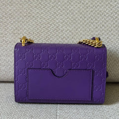 Gucci Purple GG Padlock Shoulder Bag