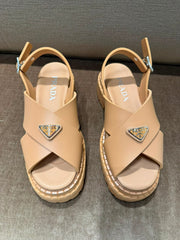 Prada Monolith Rubber Sandals - Size 38