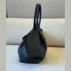 Demellier Black Leather New York Tote