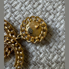 Chanel Pearl Gold CC Earrings