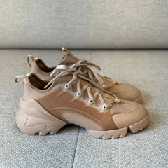 Christian Dior Nude Beige D-Connect Sneakers - Size 40½