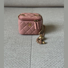 Chanel Pink Micro Vanity Bag