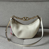 Valentino VLogo Moon Small Hobo Bag with Strap