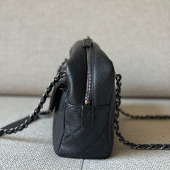 Chanel Black Caviar Quilted Coco Break Camera Bag – 2-in-1