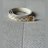 Louis Vuitton Damier Azur Canvas Belt - Size 80