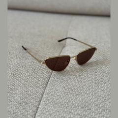 Gucci Gold Cateye Sunglasses