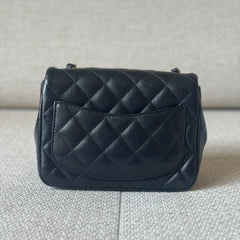 Chanel Black Quilted Mini Classic Flap Bag