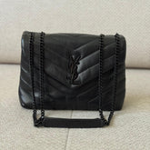 Saint Laurent Small Loulou Bag – Full Black
