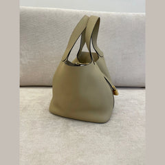 Hermès Picotin 22 Trench Clemence Leather with GHW