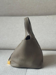Hermès Etoupe Picotin Lock 18 with Gold Hardware