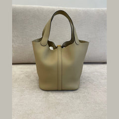 Hermès Picotin 22 Trench Clemence Leather with GHW