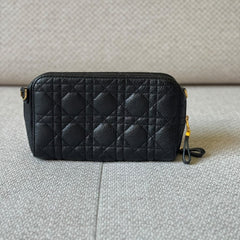 Christian Dior Caro Double Pouch with Strap