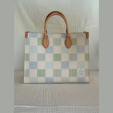 Louis Vuitton Damier Azur OnTheGo MM Shoulder Bag
