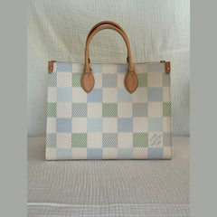 Louis Vuitton Damier Azur OnTheGo MM Shoulder Bag