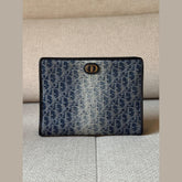 Christian Dior Denim Montaigne Pouch